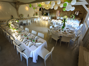 Tables pour grande réception Bastide de Jaillans