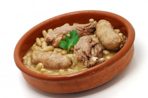 Plat cuisiné cassoulet